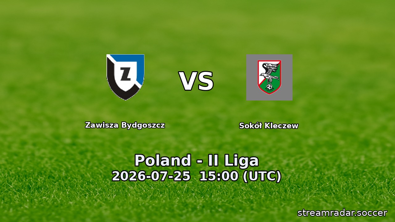 Zawisza Bydgoszcz vs Sokół Kleczew