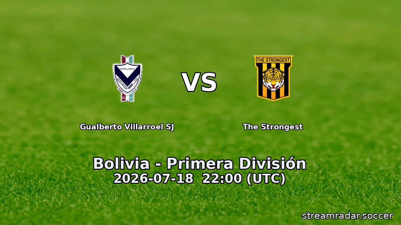 Gualberto Villarroel SJ vs The Strongest
