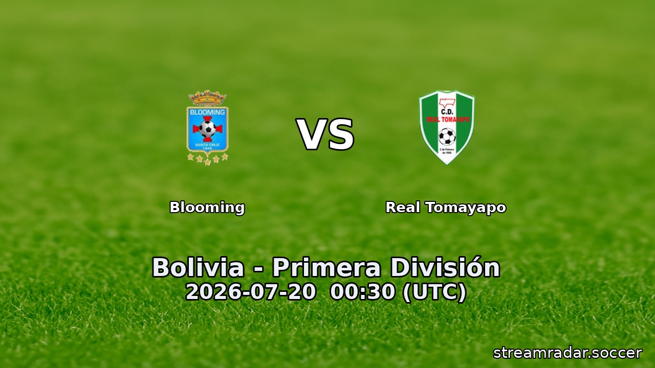 Blooming vs Real Tomayapo