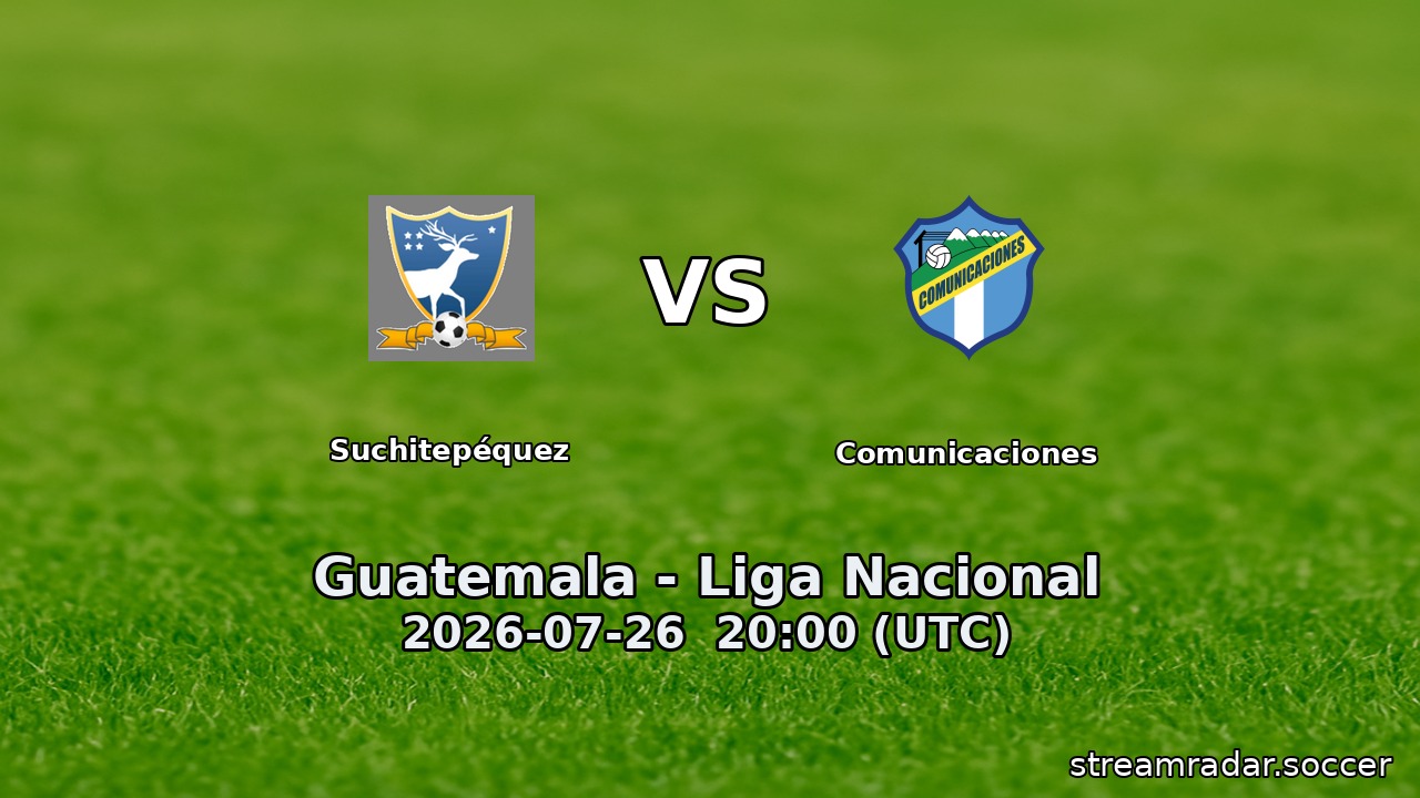Suchitepéquez vs Comunicaciones
