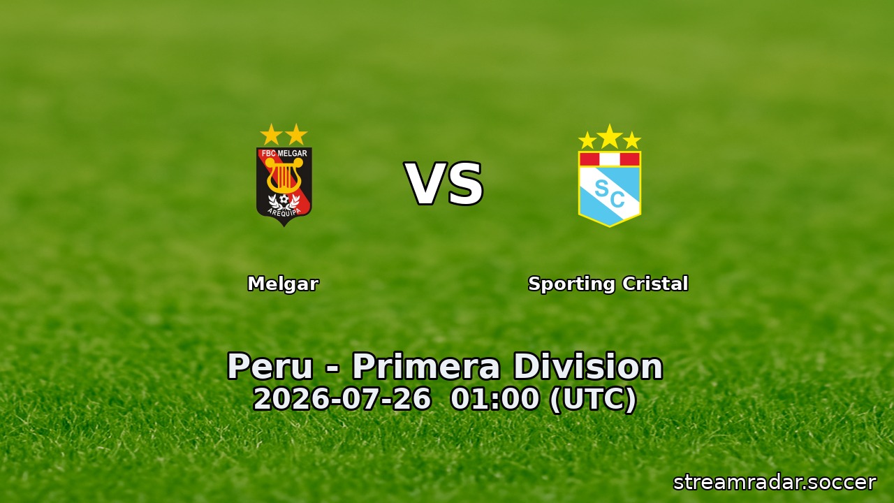 Melgar vs Sporting Cristal