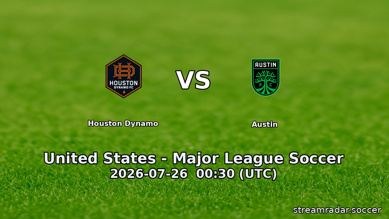 Houston Dynamo vs Austin