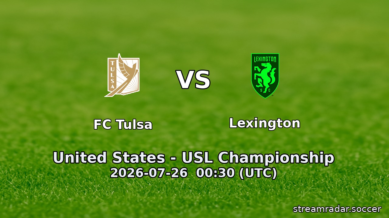 FC Tulsa vs Lexington