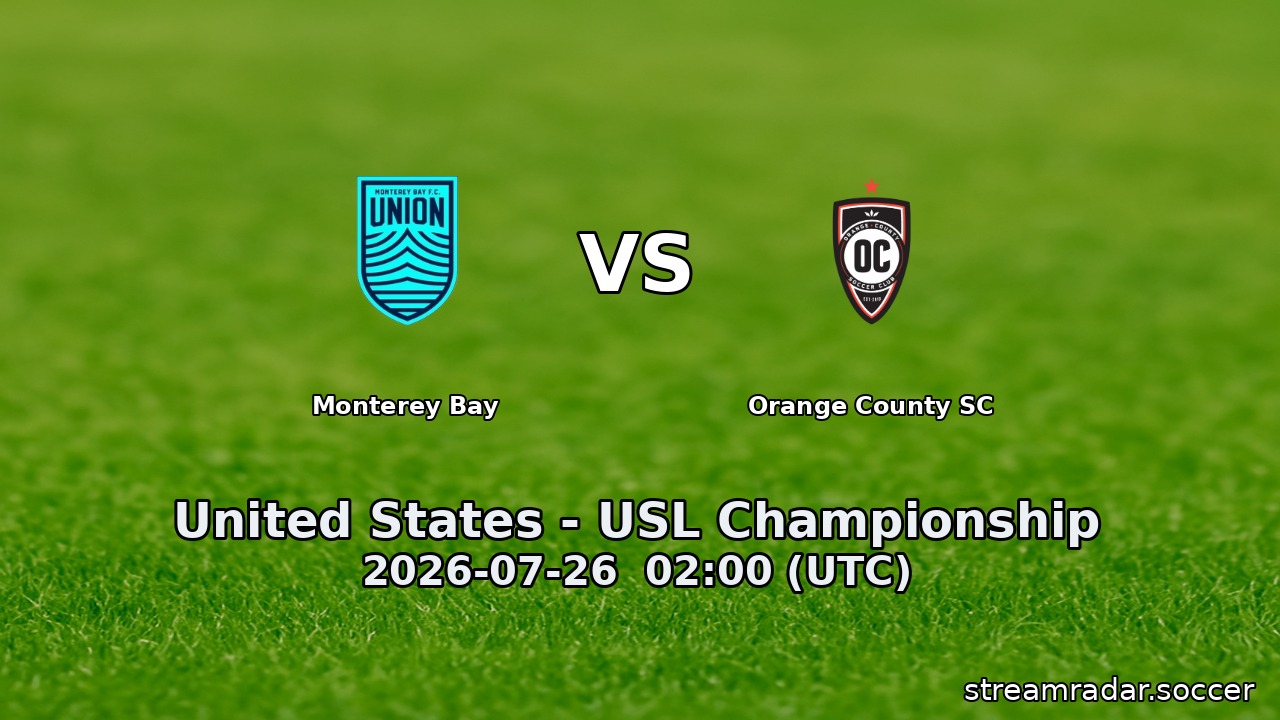 Monterey Bay vs Orange County SC