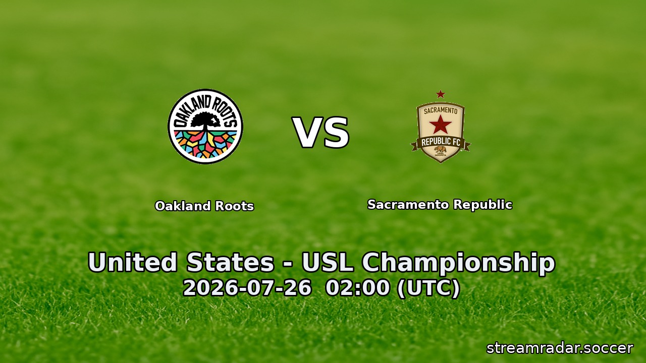 Oakland Roots vs Sacramento Republic