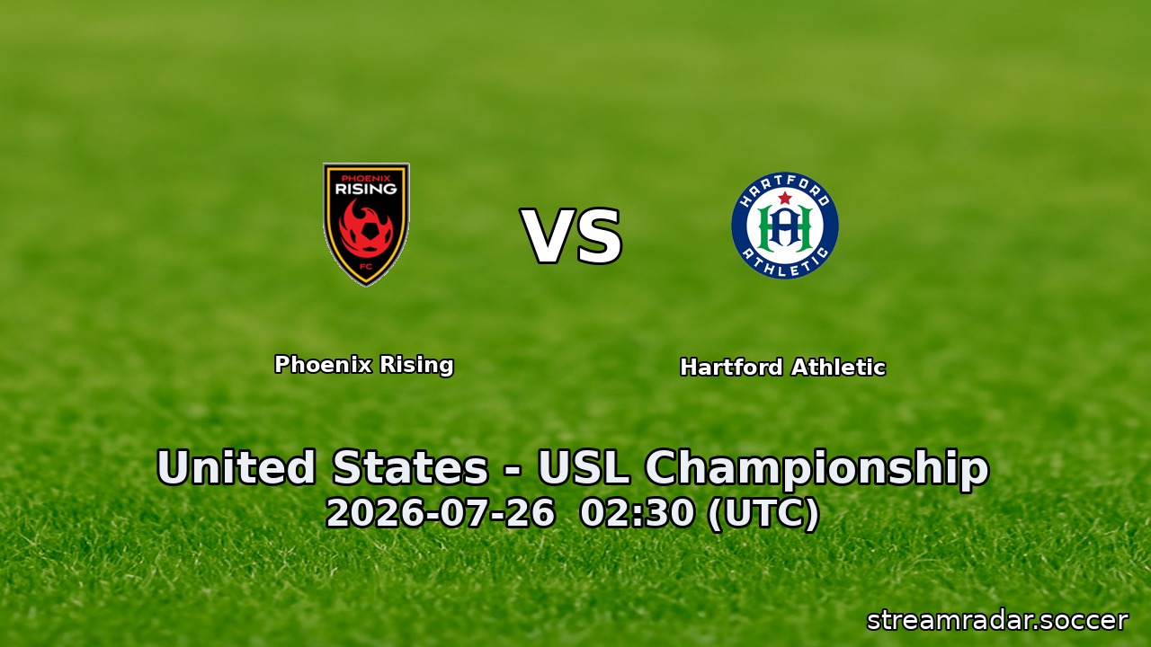 Phoenix Rising vs Hartford Athletic