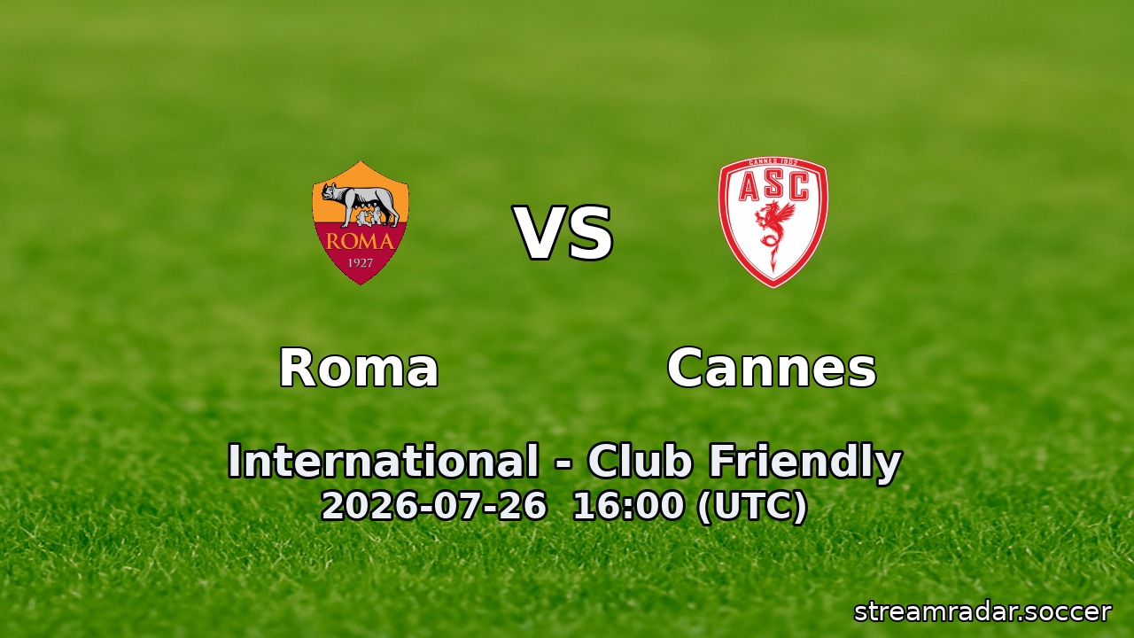 Roma vs Cannes