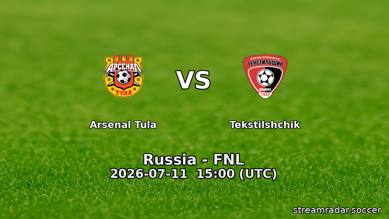 Arsenal Tula vs Tekstilshchik