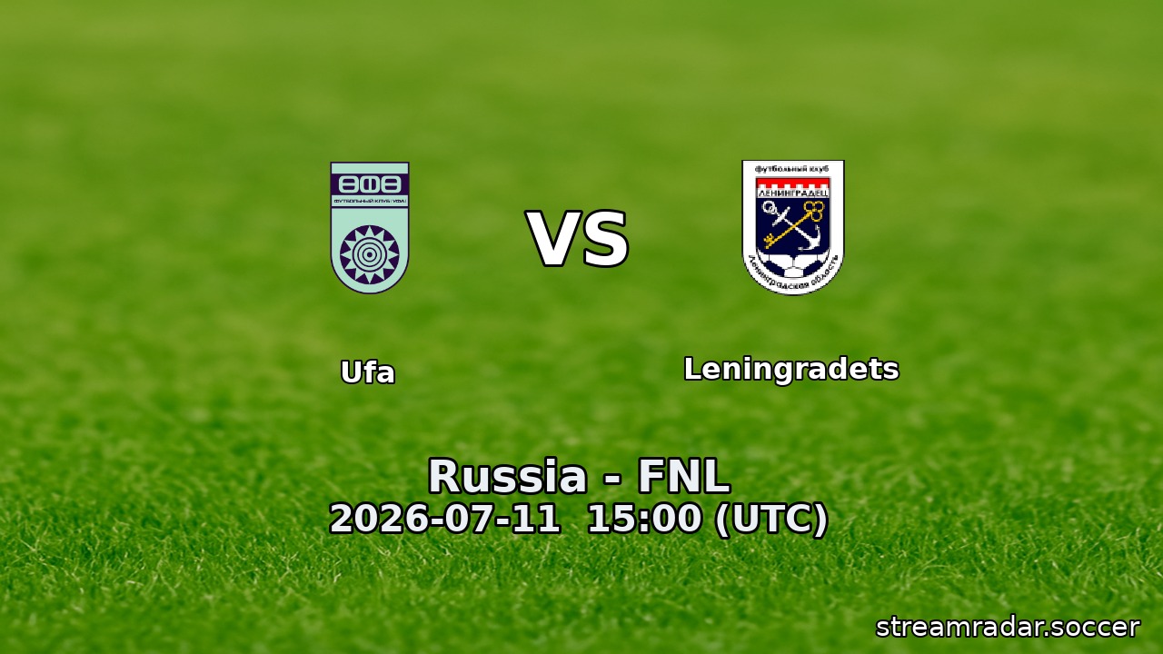 Ufa vs Leningradets