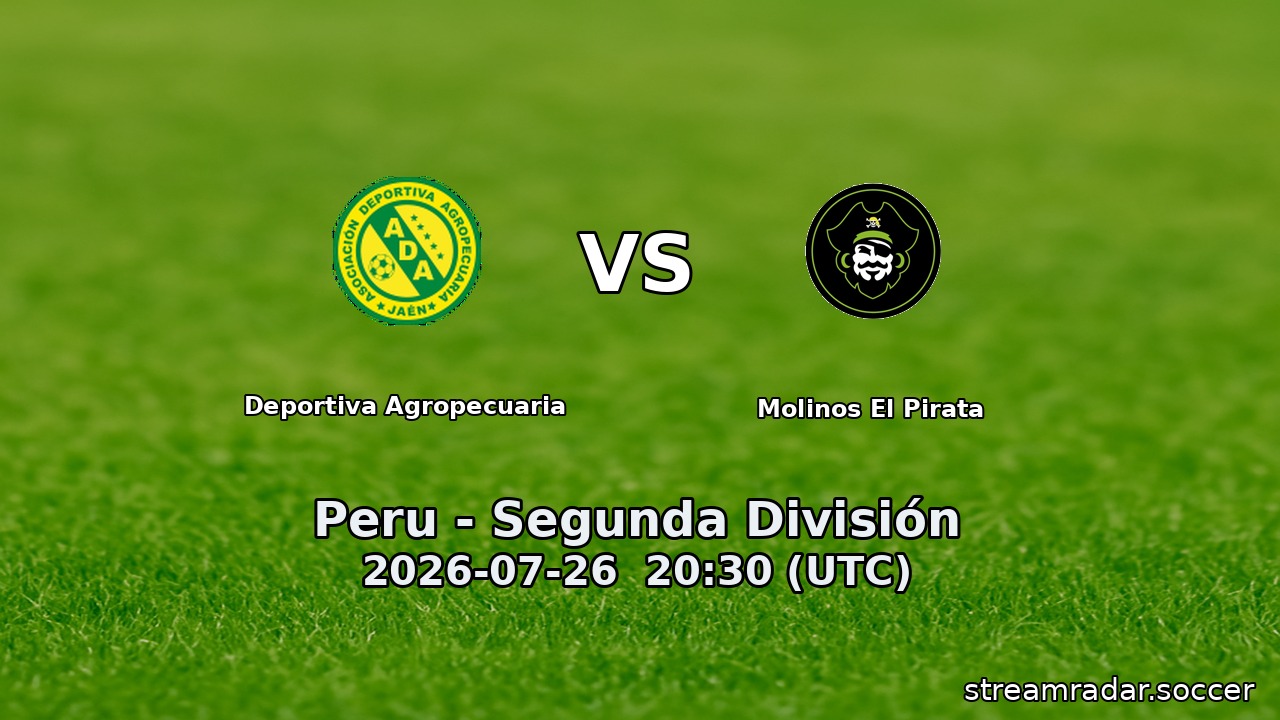 Deportiva Agropecuaria vs Molinos El Pirata