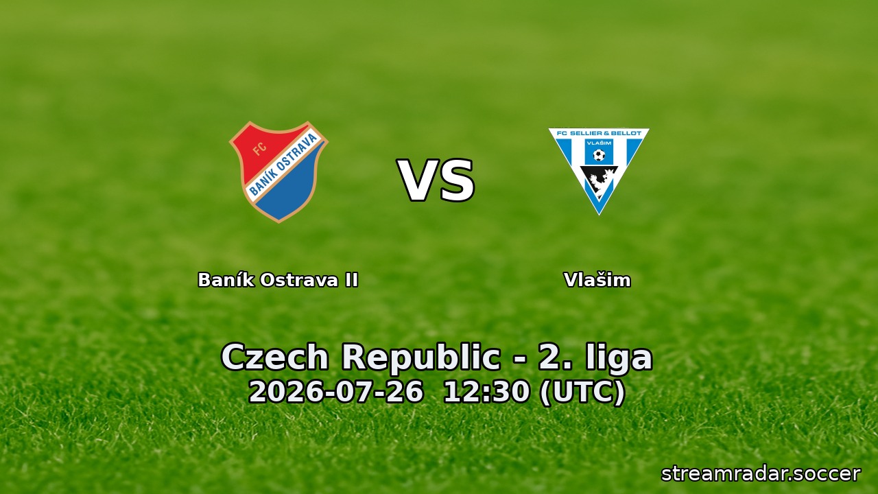 Baník Ostrava II vs Vlašim