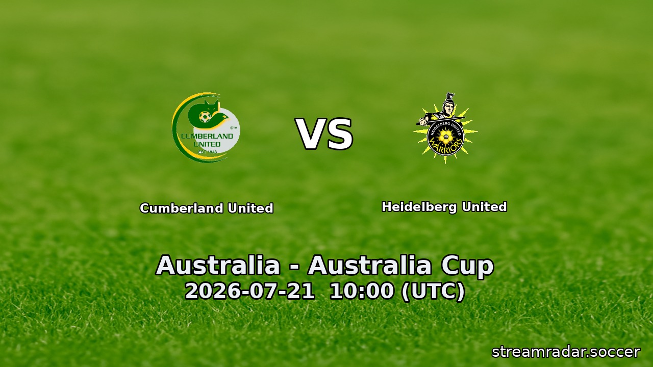 Cumberland United vs Heidelberg United
