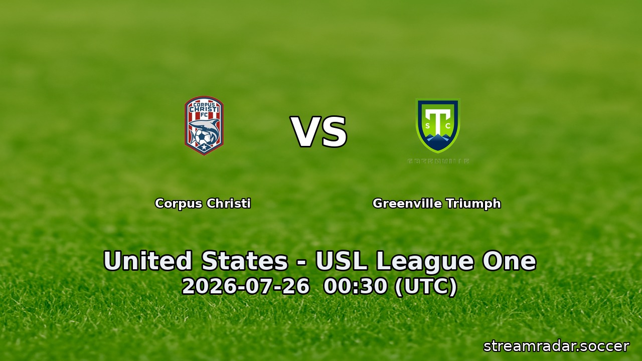 Corpus Christi vs Greenville Triumph
