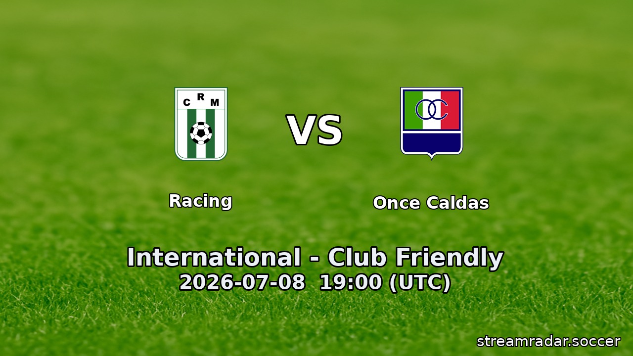 Racing vs Once Caldas