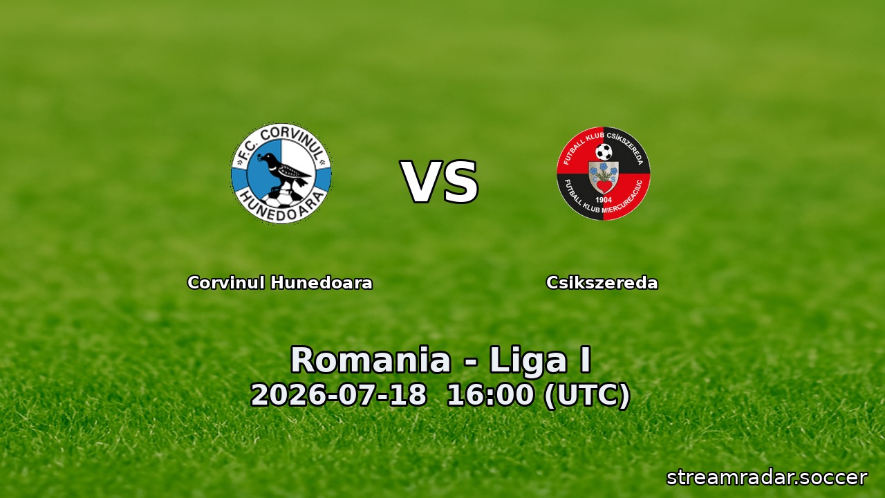 Corvinul Hunedoara vs Csikszereda