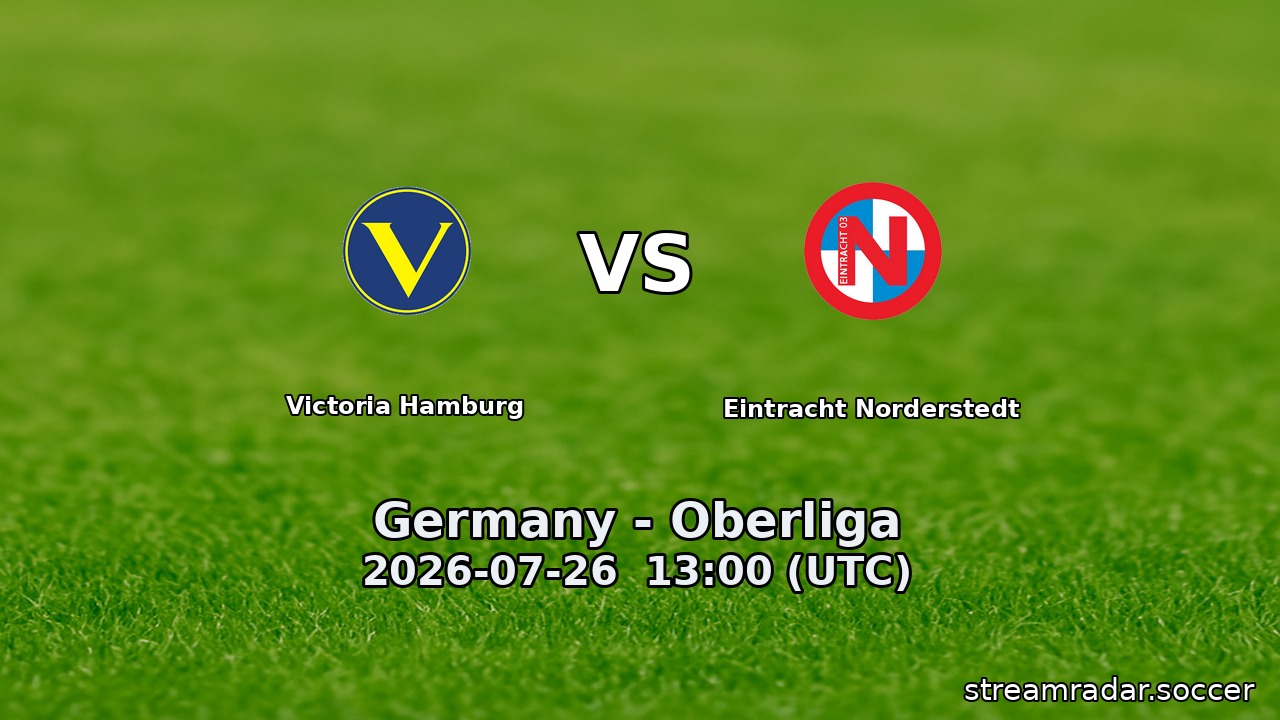 Victoria Hamburg vs Eintracht Norderstedt