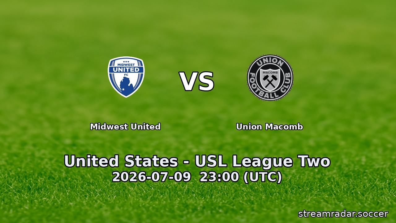Midwest United vs Union Macomb