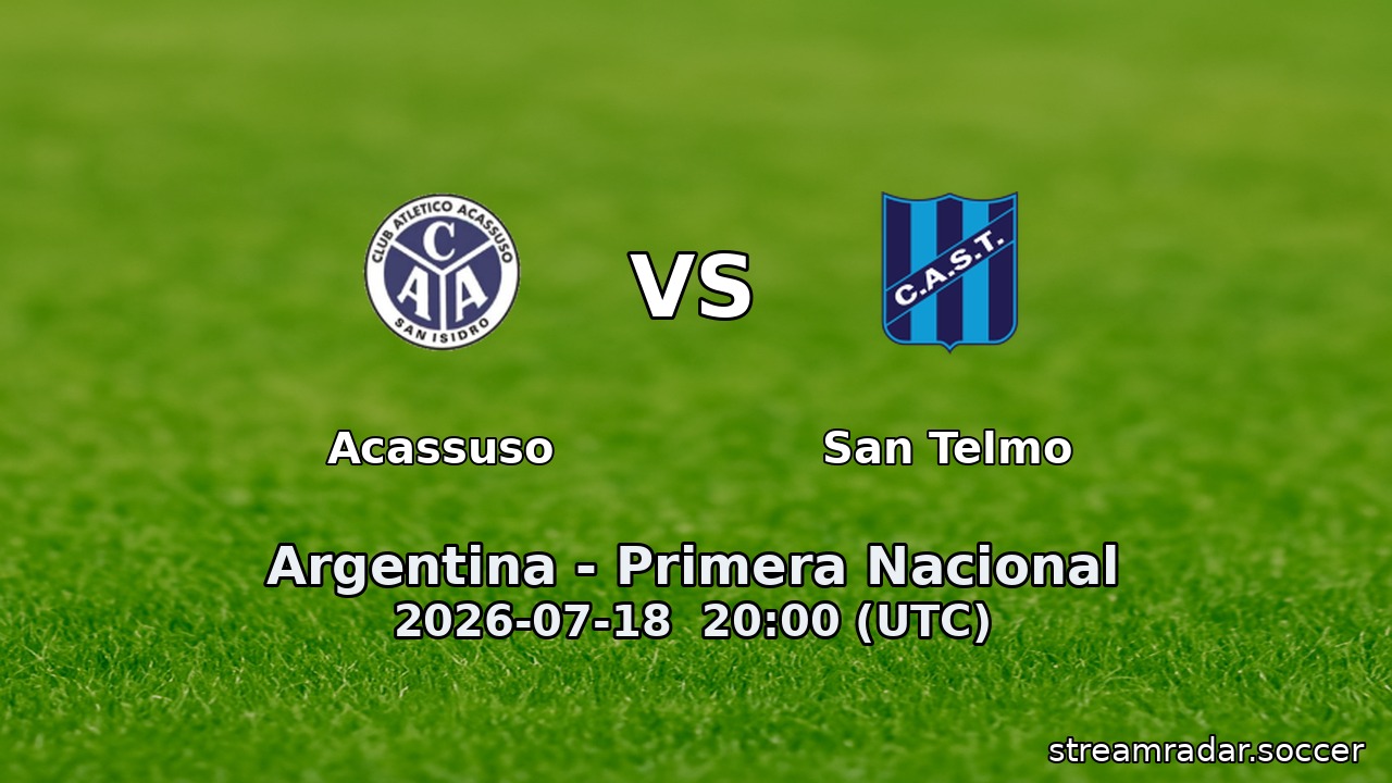 Acassuso vs San Telmo