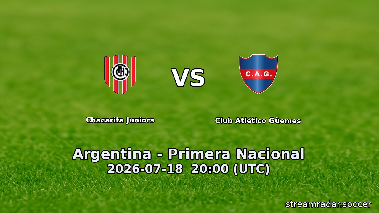 Chacarita Juniors vs Club Atlético Güemes