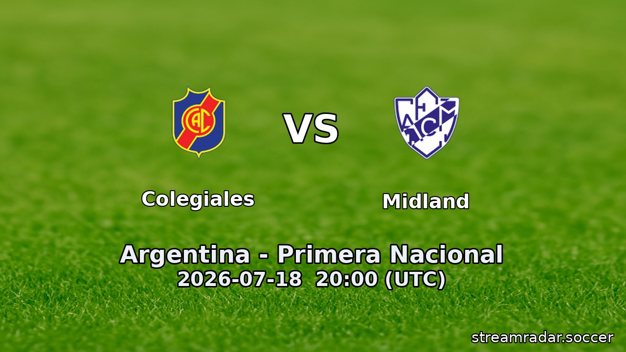 Colegiales vs Midland