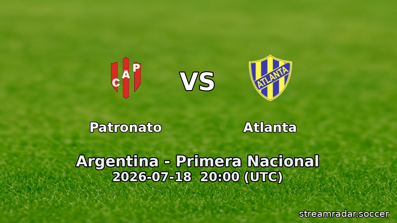 Patronato vs Atlanta