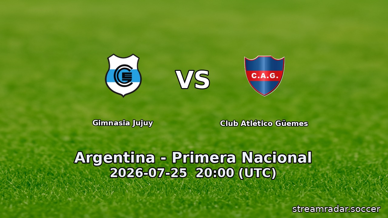 Gimnasia Jujuy vs Club Atlético Güemes