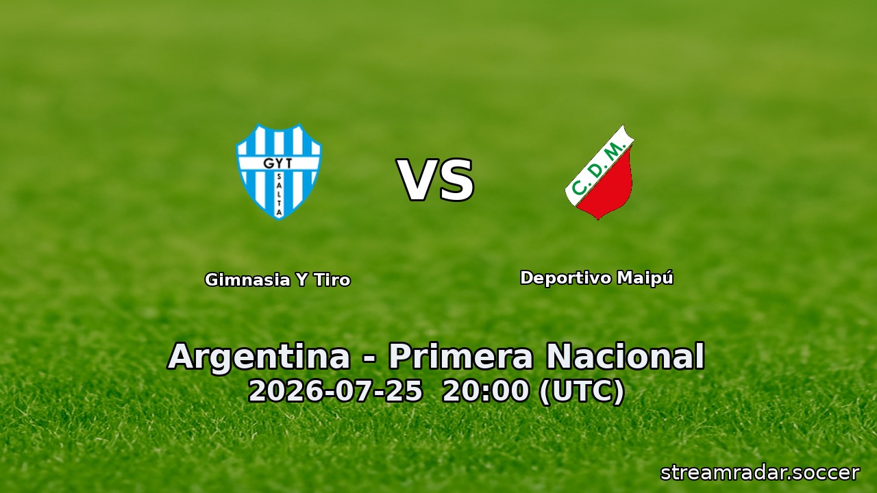 Gimnasia Y Tiro vs Deportivo Maipú