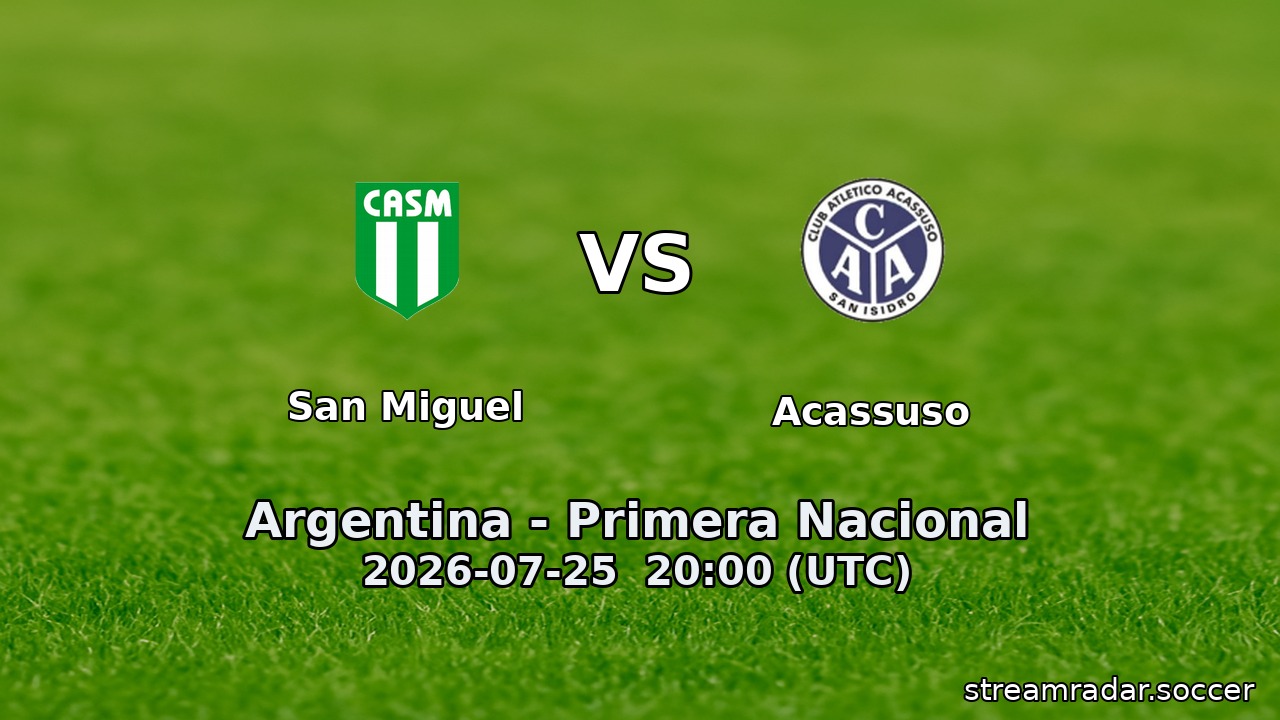 San Miguel vs Acassuso
