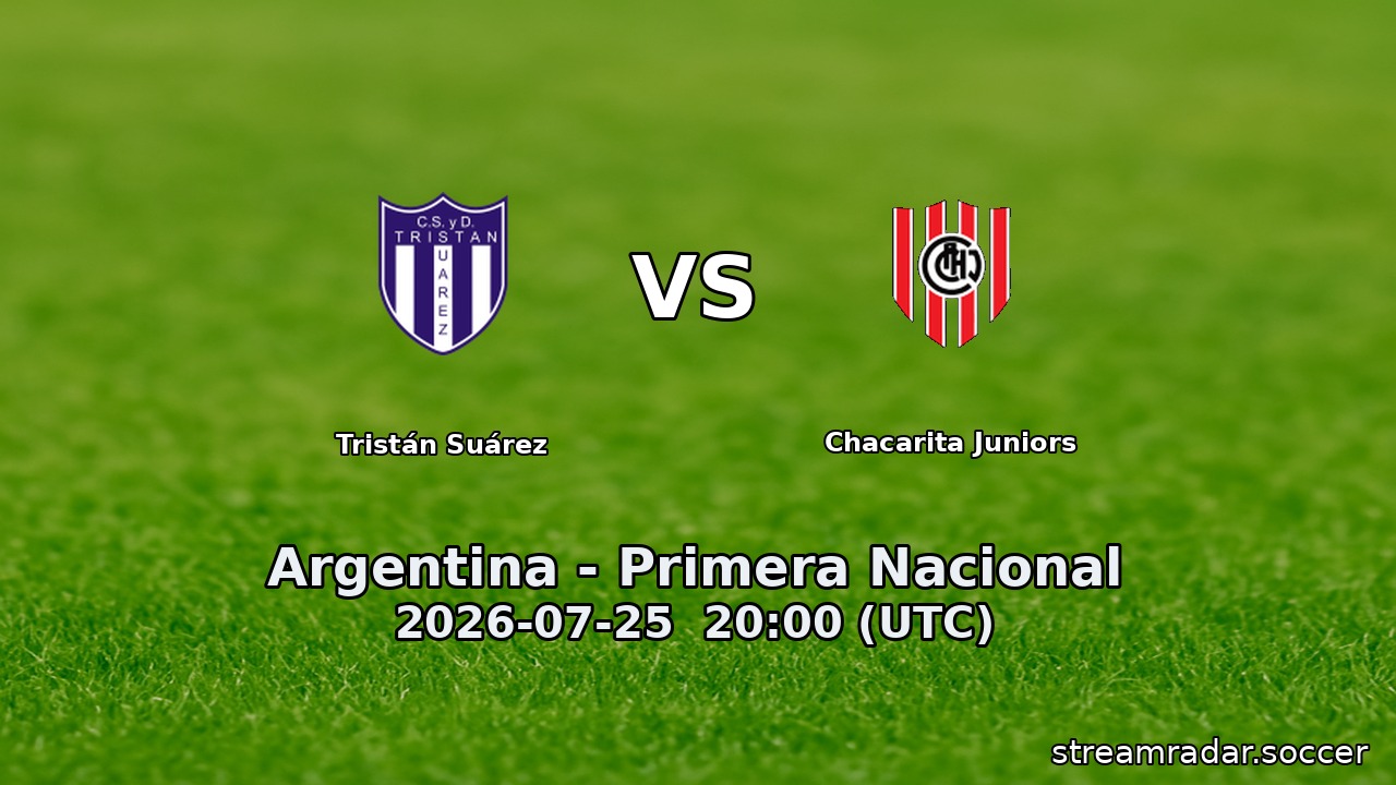 Tristán Suárez vs Chacarita Juniors