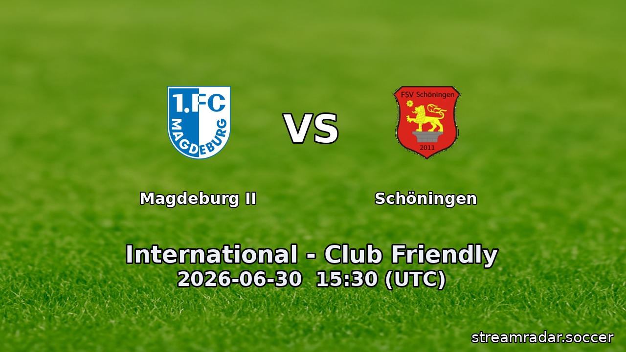 Magdeburg II vs Schöningen