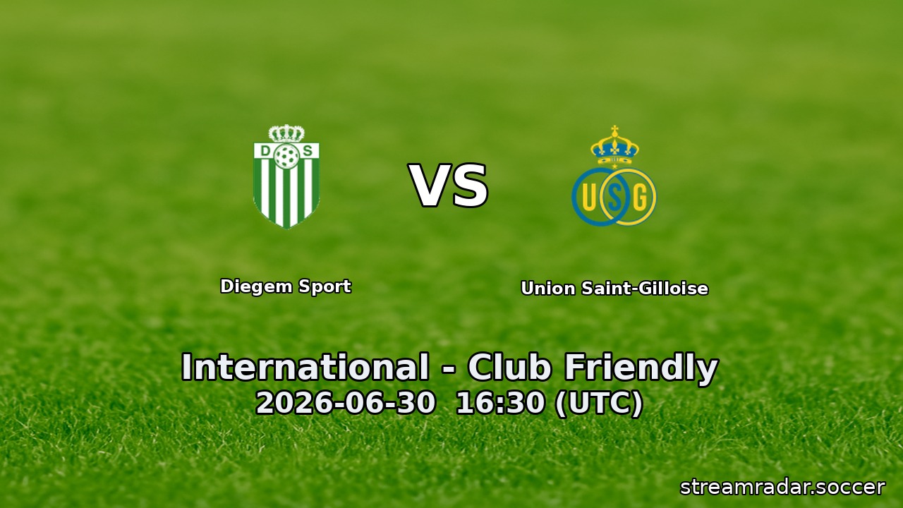Diegem Sport vs Union Saint-Gilloise