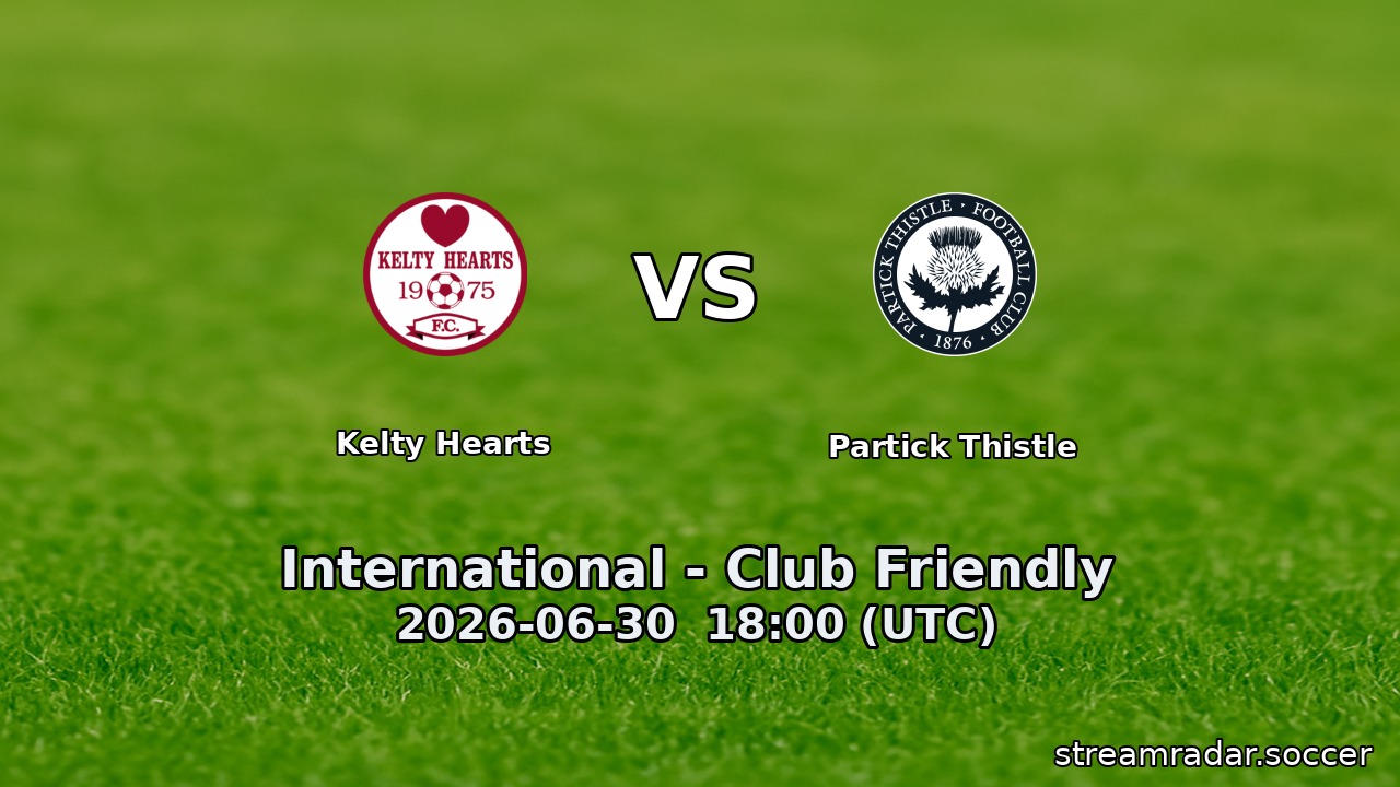 Kelty Hearts vs Partick Thistle