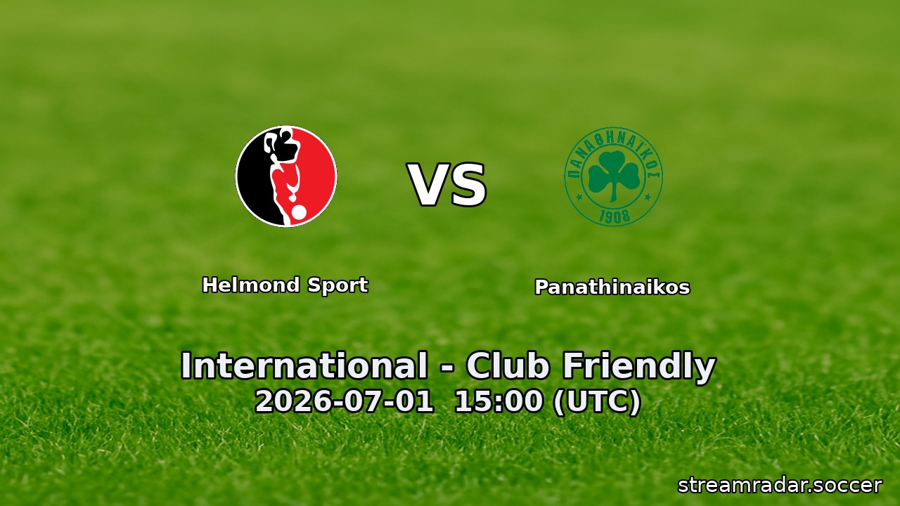Helmond Sport vs Panathinaikos