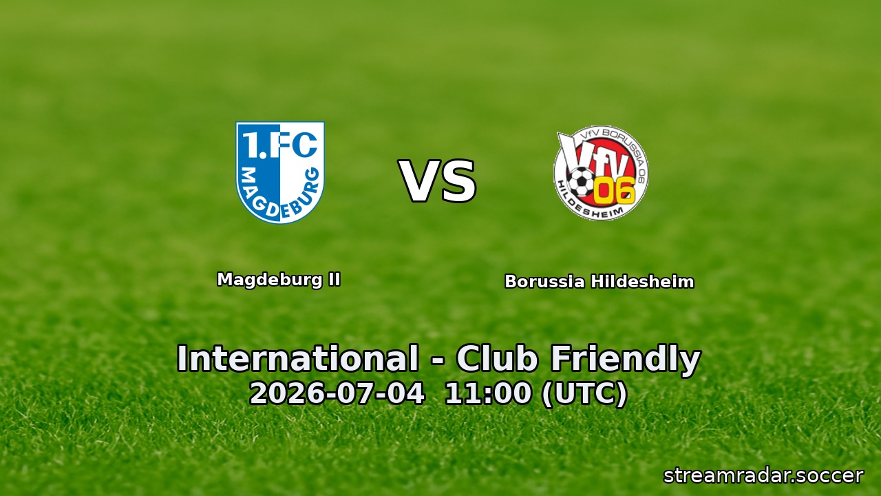 Magdeburg II vs Borussia Hildesheim