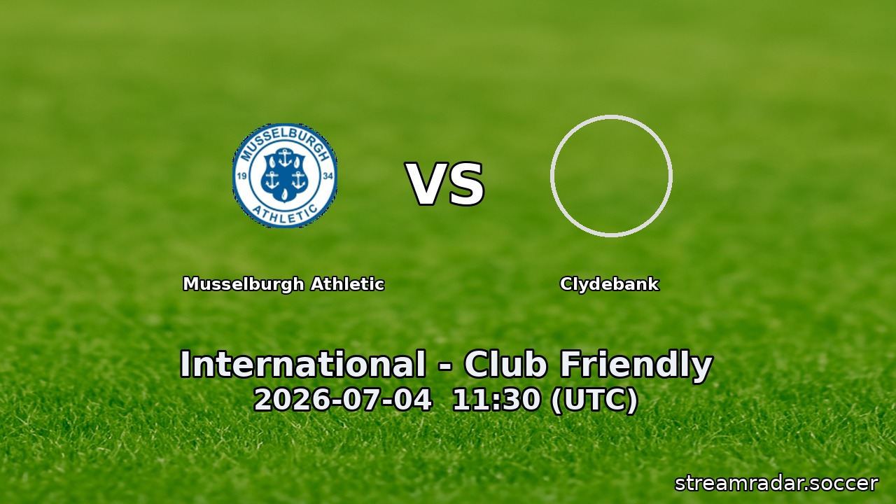 Musselburgh Athletic vs Clydebank