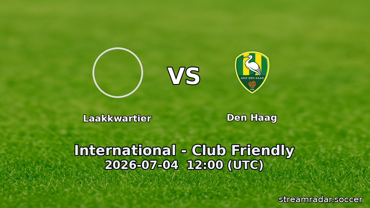 Laakkwartier vs Den Haag