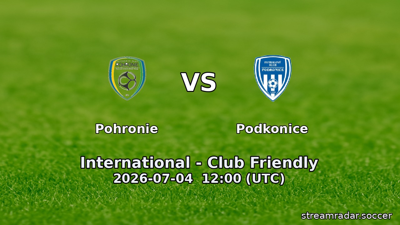 Pohronie vs Podkonice