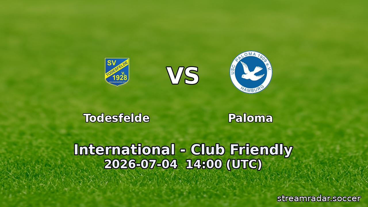 Todesfelde vs Paloma