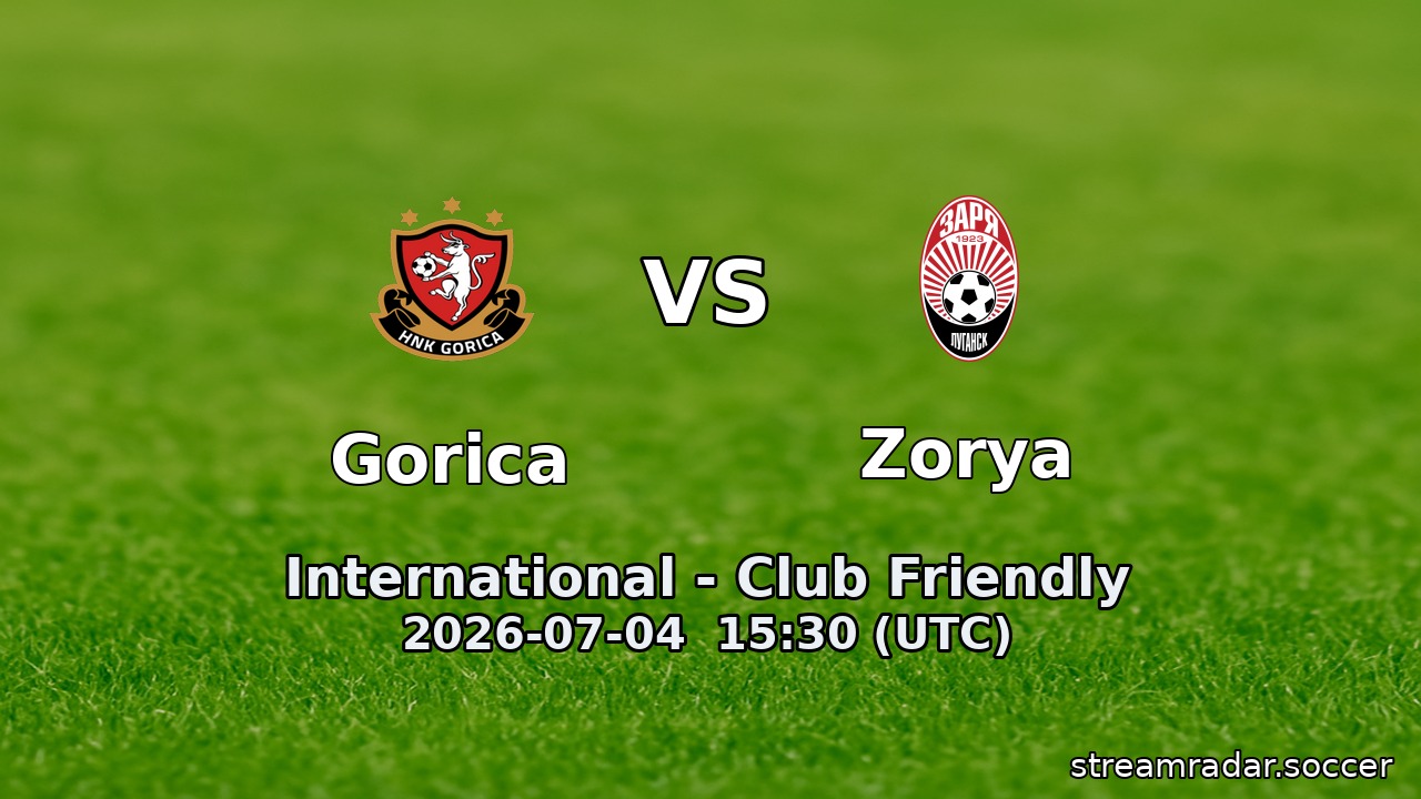 Gorica vs Zorya
