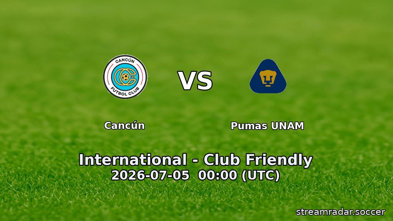 Cancún vs Pumas UNAM