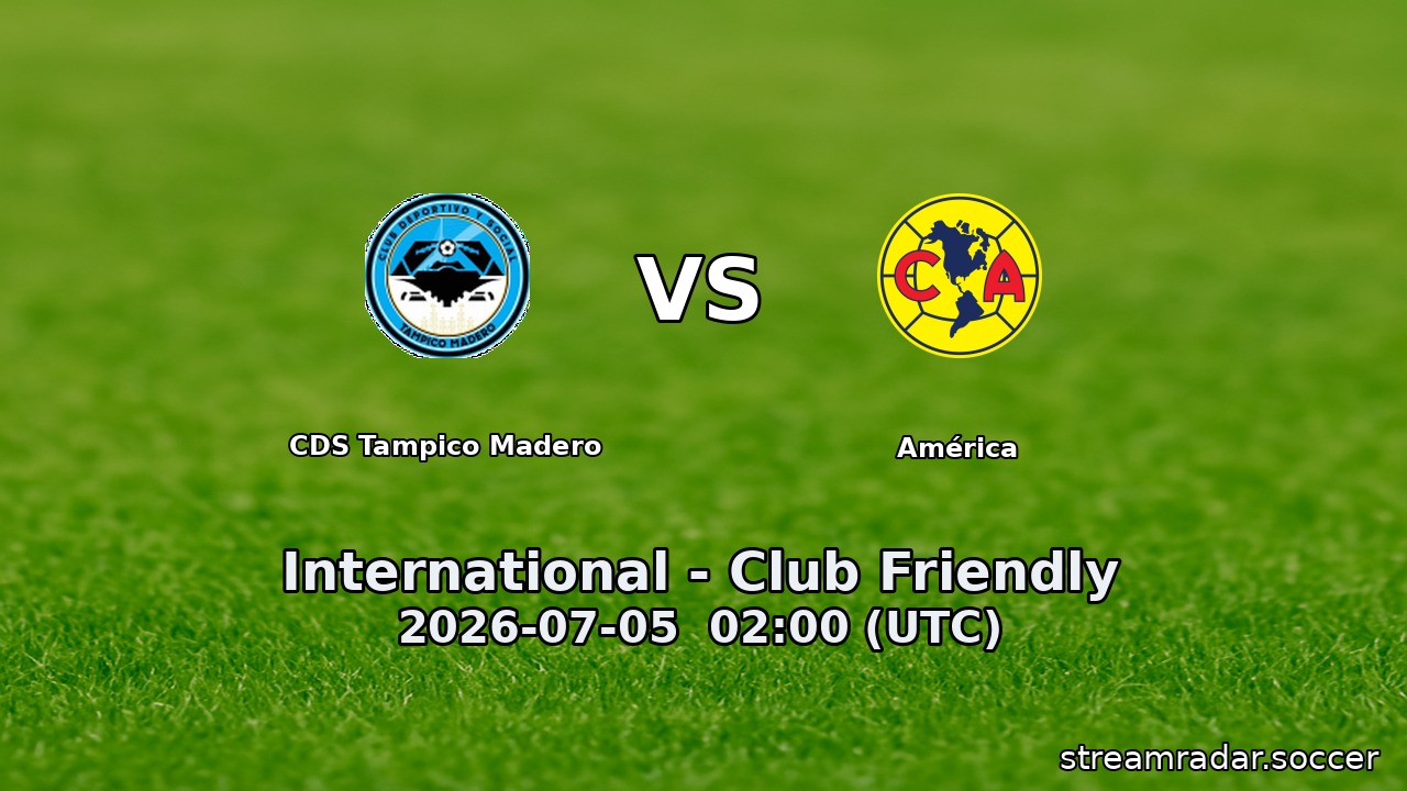 CDS Tampico Madero vs América