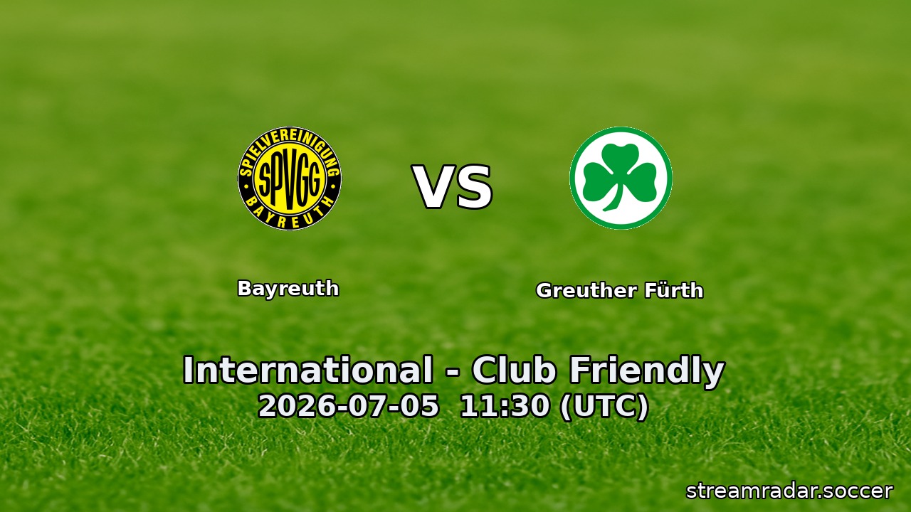 Bayreuth vs Greuther Fürth
