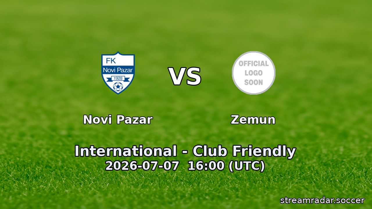 Novi Pazar vs Zemun