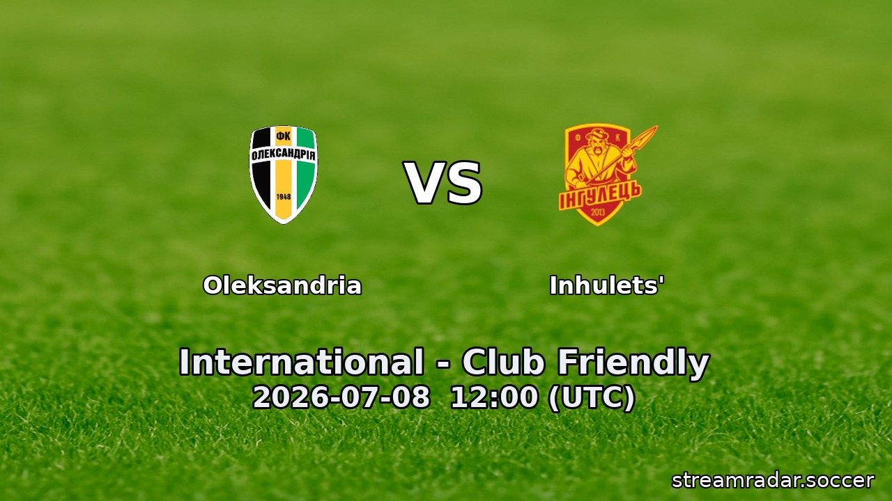 Oleksandria vs Inhulets'
