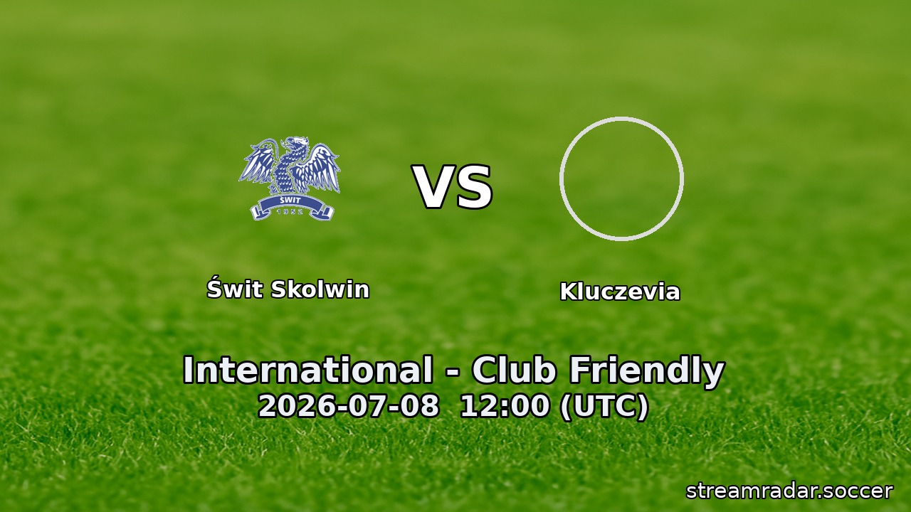 Świt Skolwin vs Kluczevia