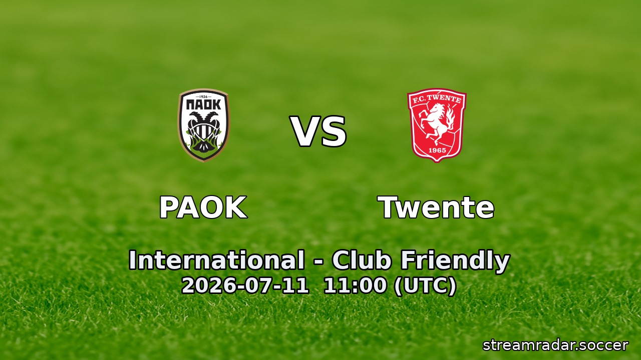 PAOK vs Twente