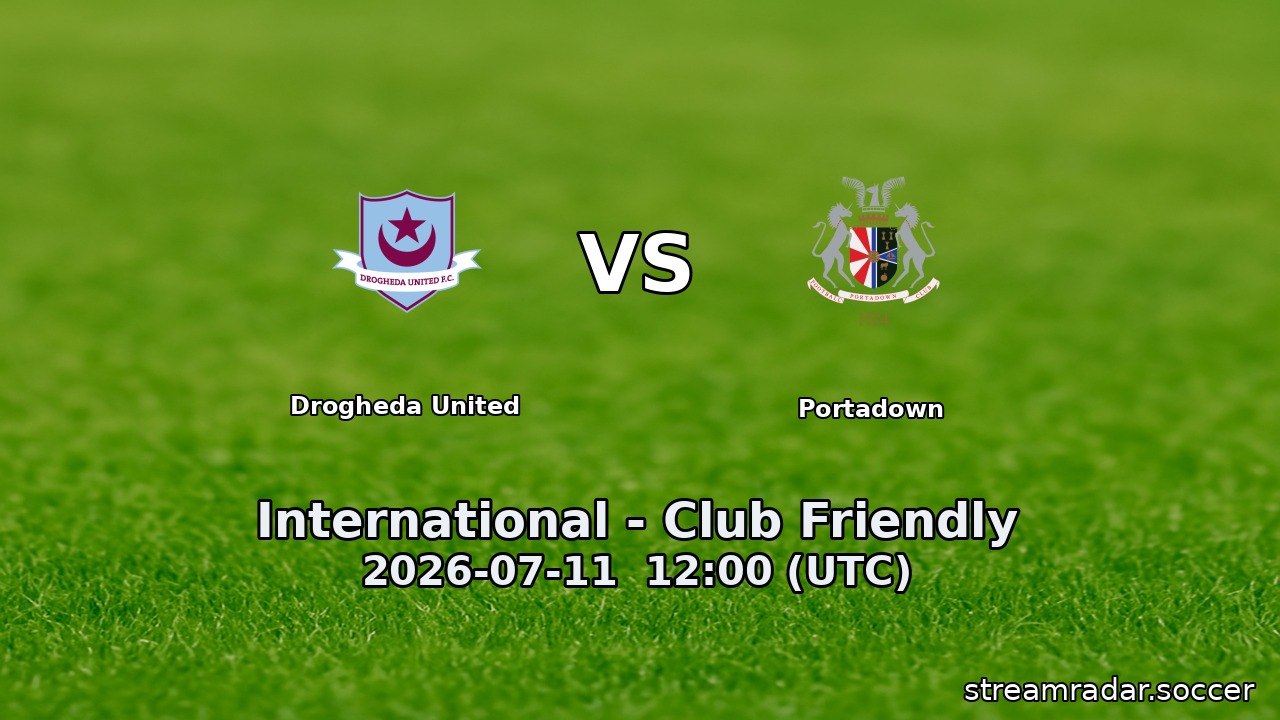 Drogheda United vs Portadown