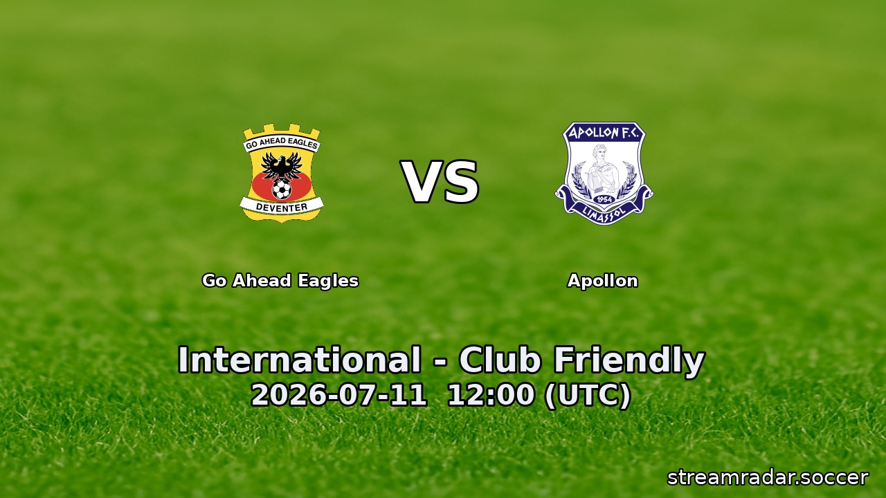 Go Ahead Eagles vs Apollon