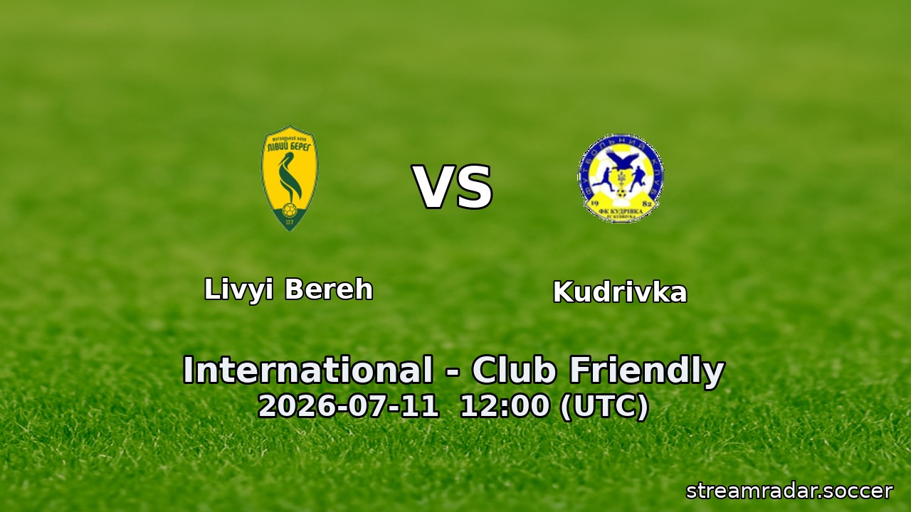 Livyi Bereh vs Kudrivka