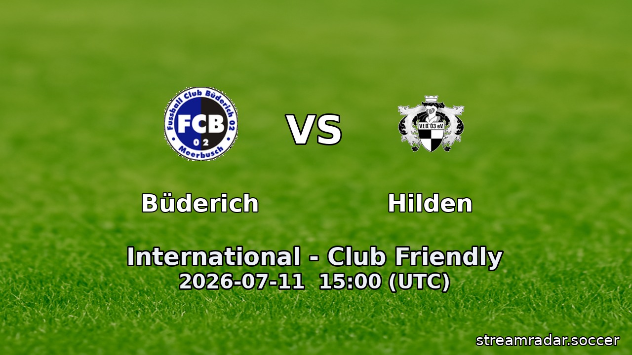 Büderich vs Hilden